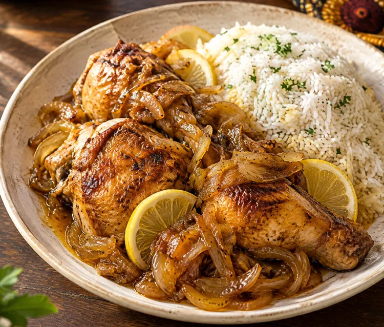 Poulet yassa revisité